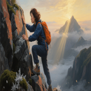 梦见爬山吃力不放弃，暗示什么坚持   