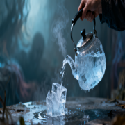 梦见自己倒开水，水壶里的水变成冰，有什么寓意？