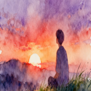 梦见看夕阳看了好久好久怎么解说   