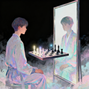 梦见自己和镜子里的人下棋咋意思