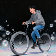 梦见骑单车爆胎咋解说