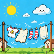 梦见晾衣服刚好赶上晴天咋解析