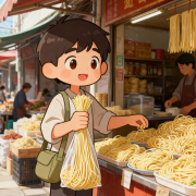 梦见买面条刚好够吃咋意思