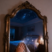 梦见擦镜子越擦越亮反光咋解析