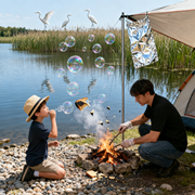 梦见在公园看小孩吹泡泡咋意思