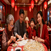 梦见和家人包饺子捏花边咋意思