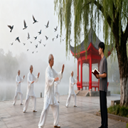 梦见在公园看老人打太极咋意思