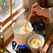 梦见煮面条加荷包蛋咋意思