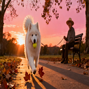 梦见在公园看小狗追球咋解析