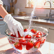 梦见洗草莓用盐水泡咋意思