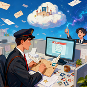 梦见帮同事粘信封贴邮票咋解析