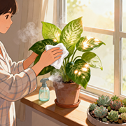 梦见给盆栽擦叶子用软布咋解析